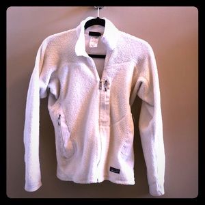 White, light weight,  Patagonia zip-up